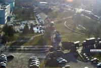 В оккупированный Крым вошла колонна военной техники (фото)