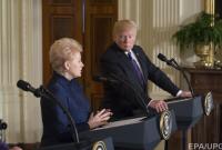 Грибаускайте рассказала Трампу об украинских военных