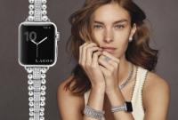 Обычные часы? Для Apple Watch выпустили бриллиантовые браслеты
