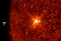NASA удалось снять новую вспышку на солнце