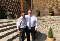 Глава МИД Литвы встретился с Зеленским